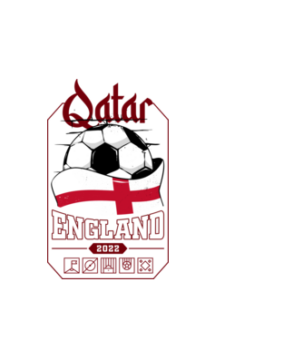 Qatar teams England model alb pe tricou