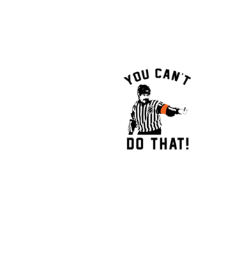 'You can''t do that!' model galben neon pe tricou