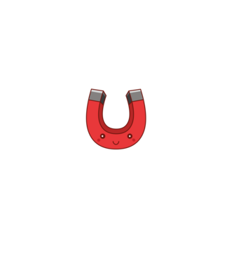 Mini magnet de fete model negru pe tricou
