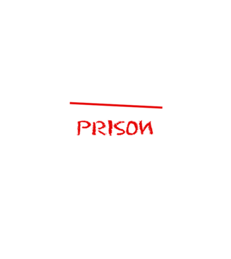 Back to prison - școală model negru pe tricou