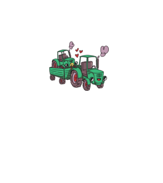 TRACTOR model negru pe tricou