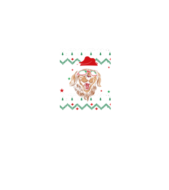 Ugly sweater dog model albastru jeanși pe tricou