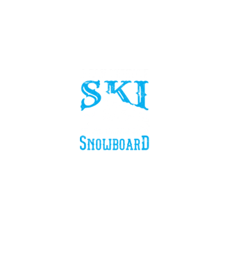 Day without SKI model negru pe tricou