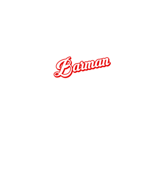 Cel mai bun BARMAN din lume model negru pe tricou