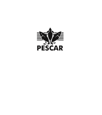 Pescar original model alb pe tricou
