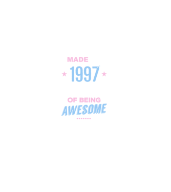 Made in - 1997 model albastru închis pe tricou