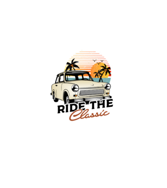 Trabant Ride The Classic model  pe tricou