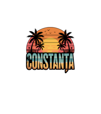 Constanța model negru pe tricou
