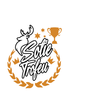 Soție trofeu model negru pe tricou