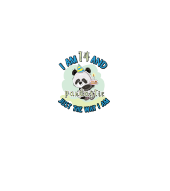 PANDASTIC 14 model alb pe tricou