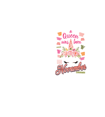 A queen was born in NOVEMBER model galben neon pe tricou