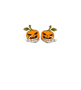 Pumpkin titts model negru pe tricou