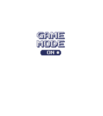 Gamer - Game mode on model negru pe tricou