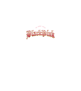 BLACPINK in your area model negru pe tricou