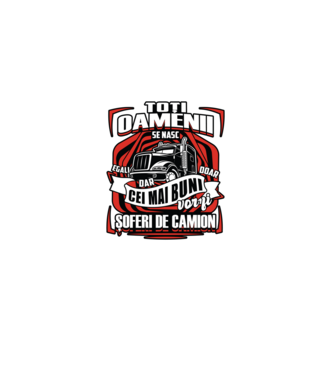 Toți oamenii șoferi de camion  model negru pe tricou