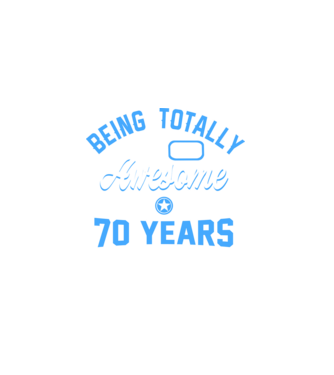 Being totally awesome 70 model negru pe tricou