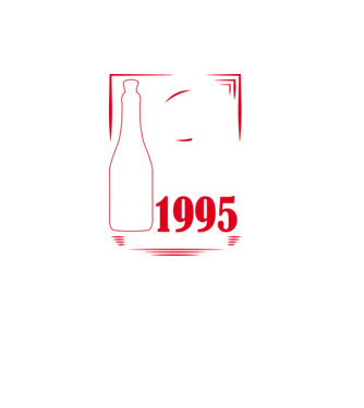 Un Vin Bun 1995 - Negru model negru pe tricou