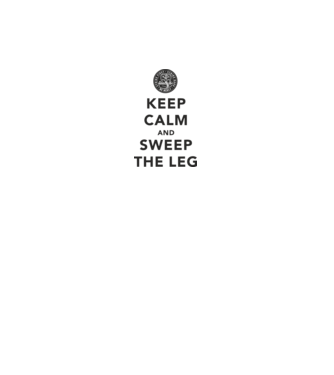 Keep calm and weep the leg cobra kai model alb pe tricou