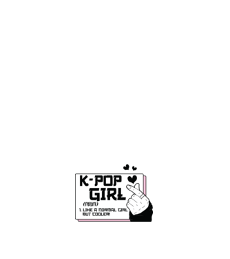 K-POP FANGIRL model roz deschis pe tricou