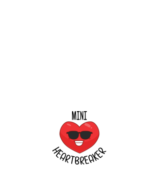 mini heartbreaker model negru pe tricou