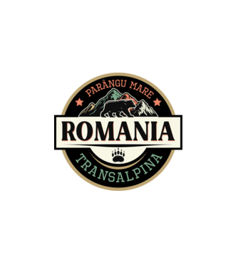 România transalpina model alb pe tricou