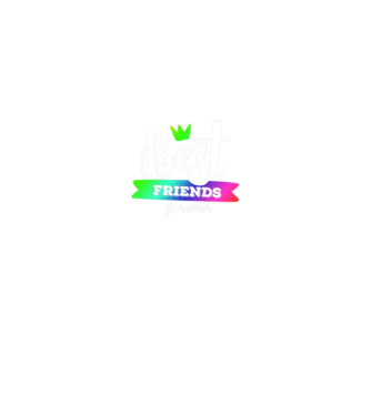 Best friends forever model albastru regal pe tricou