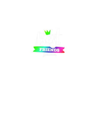Best friends forever model albastru regal pe tricou