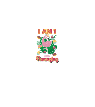 FLAMAZING Birthday 1 Years old model alb pe tricou