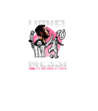 Messi tribute model negru pe tricou