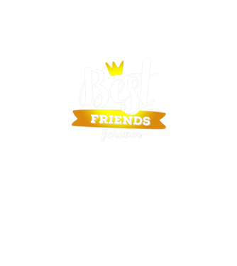 Best friends forever model albastru închis pe tricou