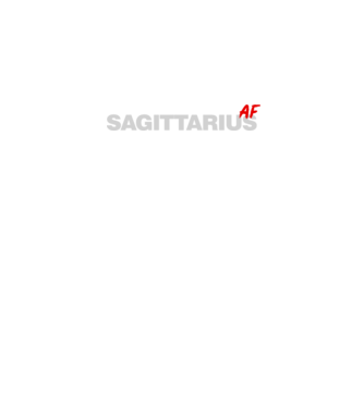 SAGITTARIUS as fuck model negru pe tricou