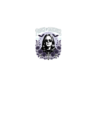 Prince of Darkness model negru pe tricou