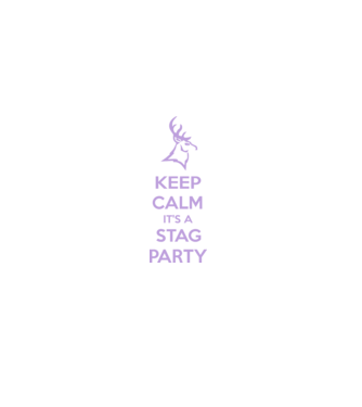 Keep calm stag party on model negru pe tricou