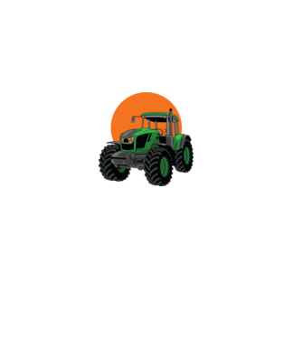 TRACTOR model roz deschis pe tricou