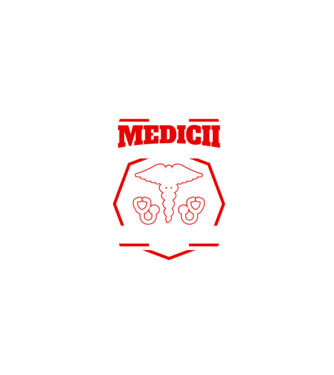 Toți Medicii sunt Creati egali august model negru pe tricou