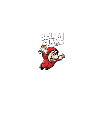 mario la casa de papel model negru pe tricou