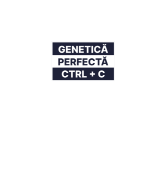 Genetică perfectă CTRL + V model galben neon pe tricou