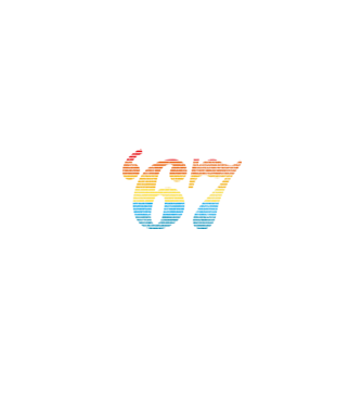 Retro Birthday 1967 model alb/roșu pe tricou