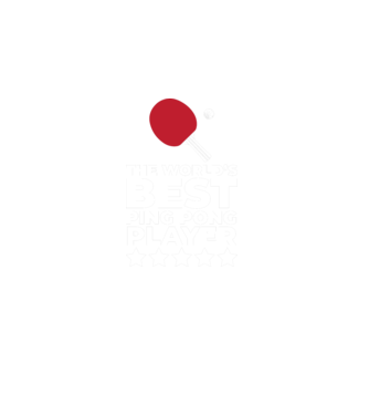 Cel mai bun jucător ping-pong engleză model negru pe tricou