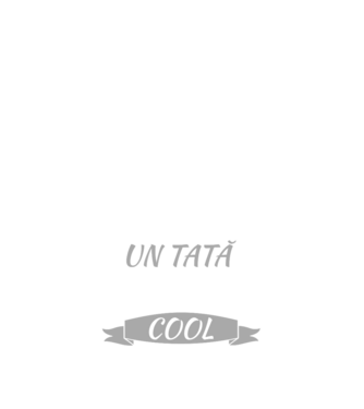 Așa arată un tată cu adevărat cool model negru pe tricou