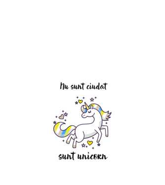 Nu sunt ciudat - sunt unicorn model nisipiu pe tricou
