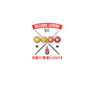 Billiard legend born in 1953 model negru pe tricou