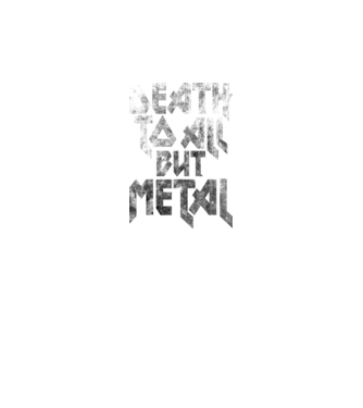 Death but metal model negru pe tricou