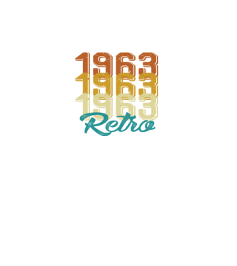 1963 Retro model alb pe tricou