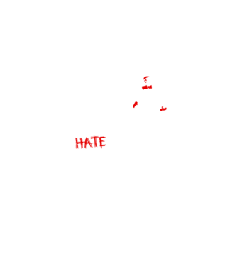 Zombies Hate Fast Food model negru pe tricou