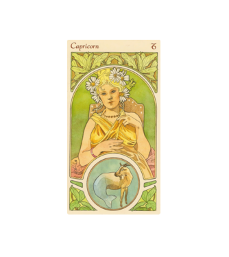 Horoscop Tarot CAPRICORNUL model alb pe tricou