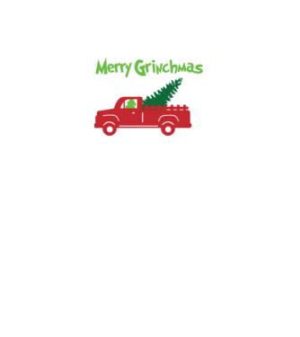 Grinchmas truck model negru pe tricou