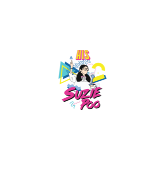Stranger couple 80s retro Suzie model alb pe tricou