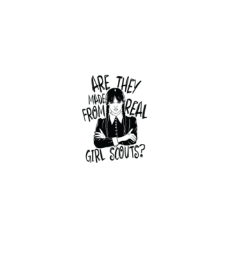  Are the made from real girl scouts model alb pe tricou