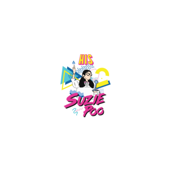 Stranger couple 80s retro Suzie model alb pe tricou